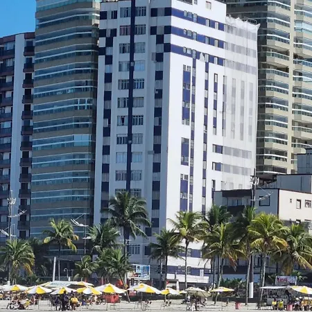 Apartamento Kit Ocian Na Praia Grande Frente Mar Exterior photo