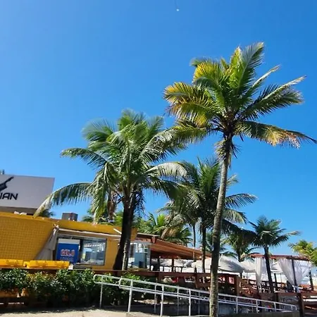 Apartamento Kit Ocian Na Praia Grande Frente Mar Exterior photo