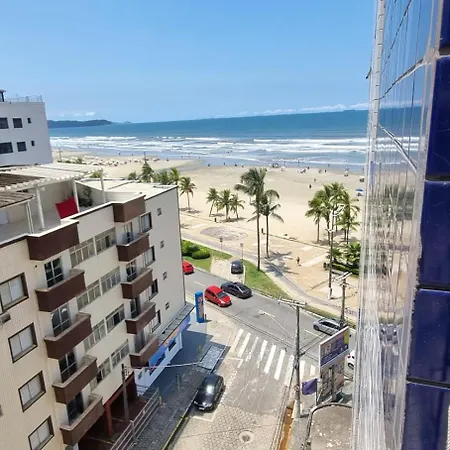 Apartamento Kit Ocian Na Praia Grande Frente Mar Exterior photo